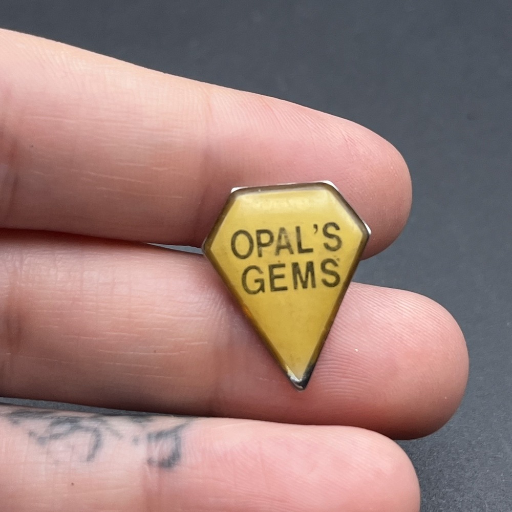 Opal's Gems‎ Diamond Lapel Hat Pin